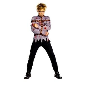 Dreamgirl ‘Gone Metal’ Costume Boys Size S Ages 6-7